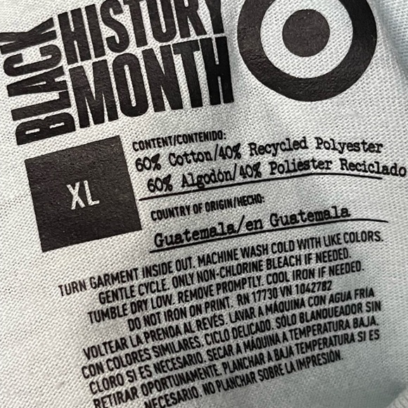 Black History Month Women's T shirt short sleeve blue - Picture 5 of 5